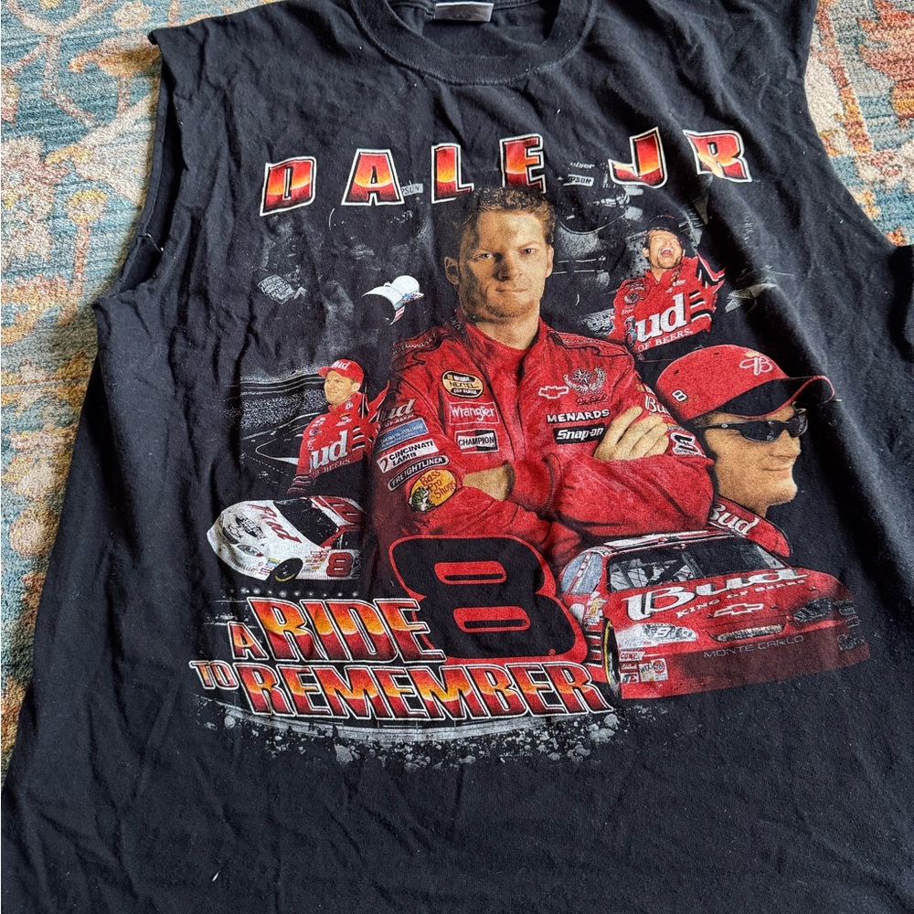 Chase Authentics Black and Red Racing Tank Top